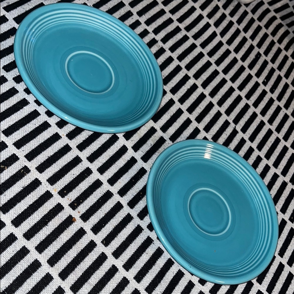 Genuine Fiestaware Plates Vintage